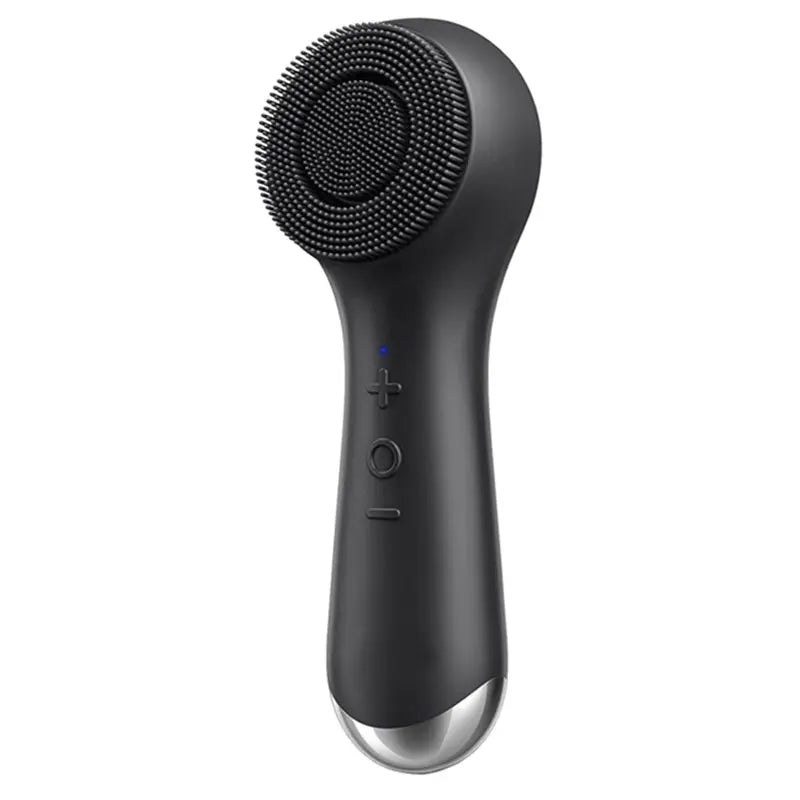 Silicone Electric Exfoliator Face Scrubber For Men Women Vibration Automatic Foaming Facial Cleansing Brush