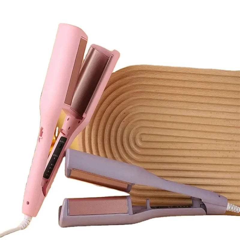 Fast Heating Hair Styling Tool 32mm Automatic Hair Curler Stick Curler Portable Big Wave Rotating Iron Hair Curling