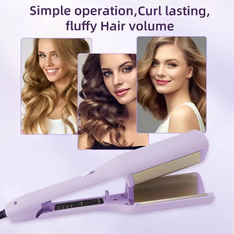 Fast Heating Hair Styling Tool 32mm Automatic Hair Curler Stick Curler Portable Big Wave Rotating Iron Hair Curling