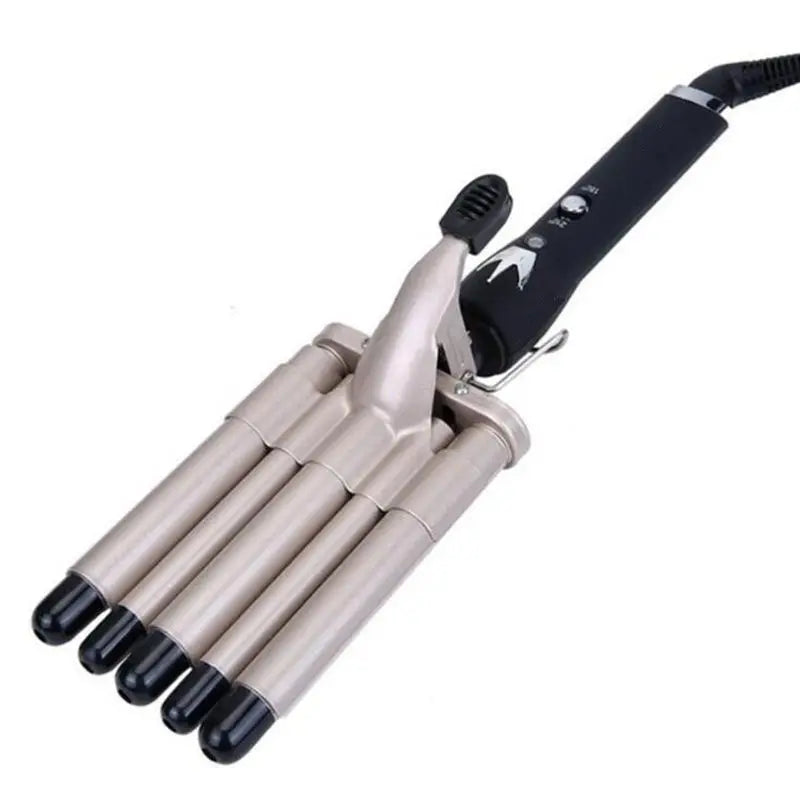 Women Handheld Beauty Professional Styler Hair Curler 5 Barrel Hair Curling Iron Wand Waver Five Barrel Hair Curler
