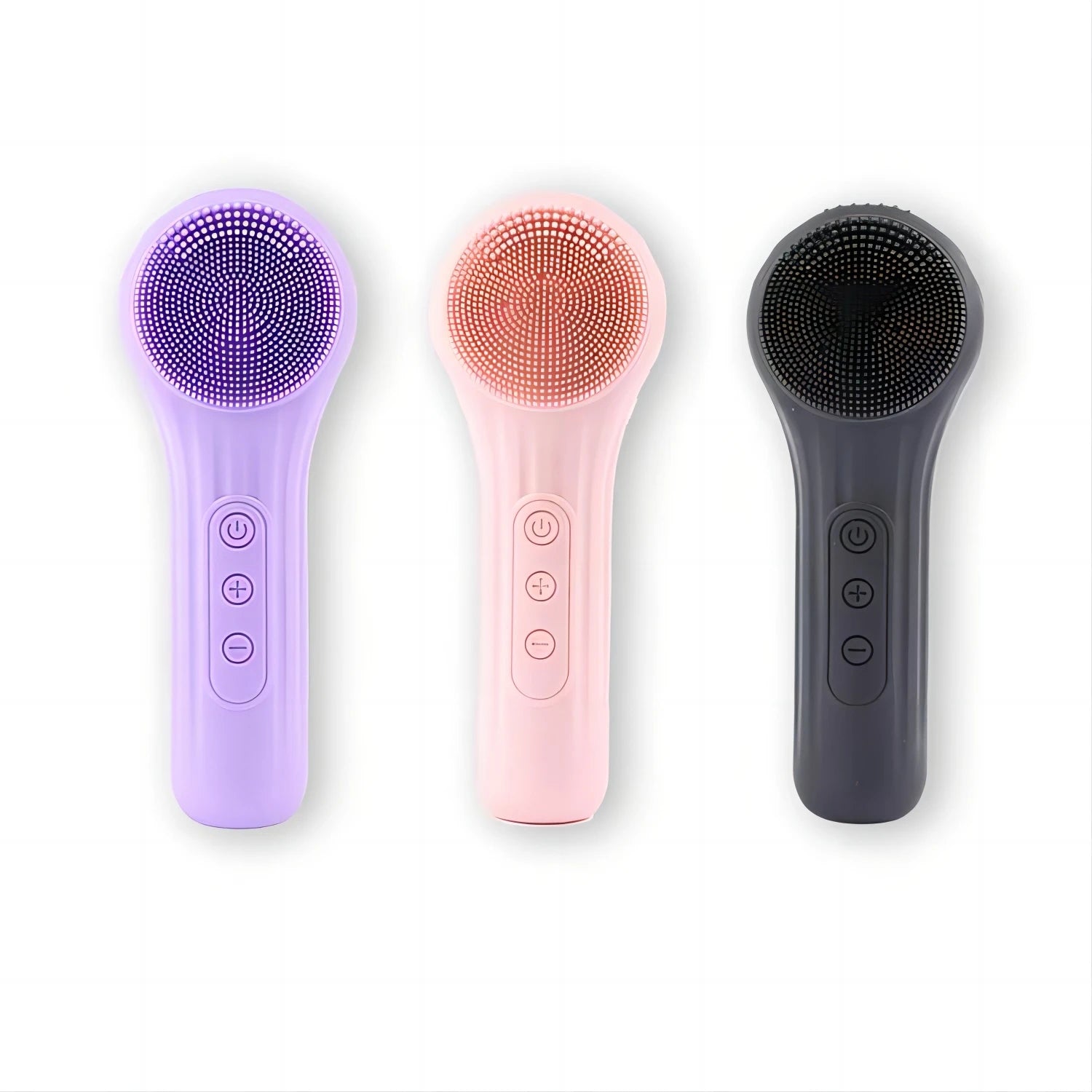 2 in 1 Sonic Waterproof Facial Cleansing Brush Rechargeable Silicone Face Scrubber Vibrating Exfoliator Cleaner Skin Care Tool