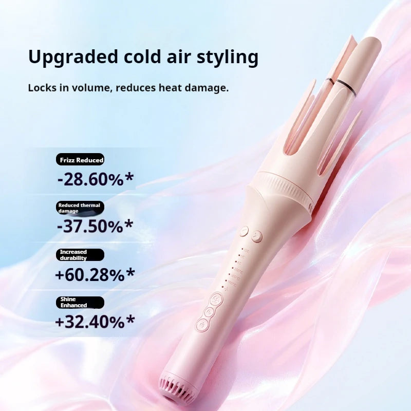 Multi-functional Automatic Curling Iron Interchangeable Heads 100 Million Negative Ions Anti-scald Hair Styler for Women